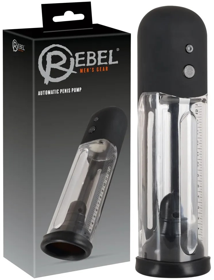 Автоматическая вакуумная помпа для пениса Rebel Automatic Pump