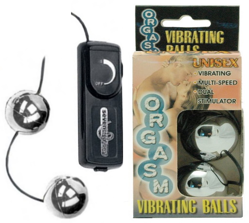 Виброшарики серебряные Orgasm Vibrating Balls