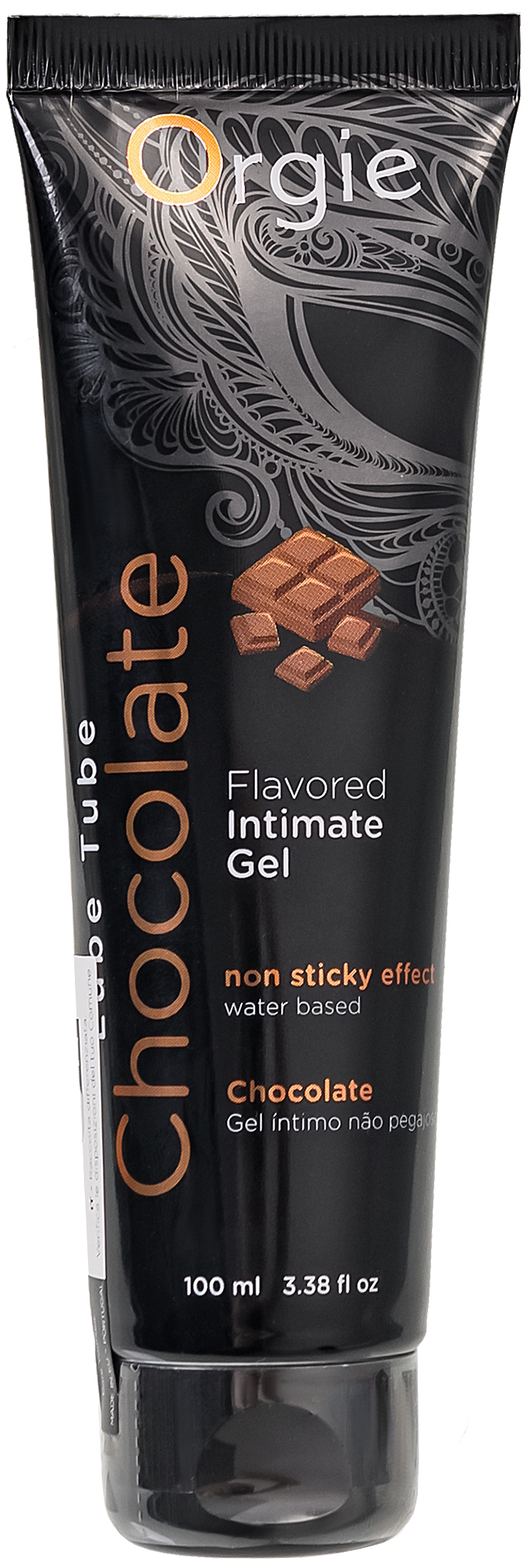 Съедобный интимный гель Orgie Lube Tube со вкусом шоколада 100 мл