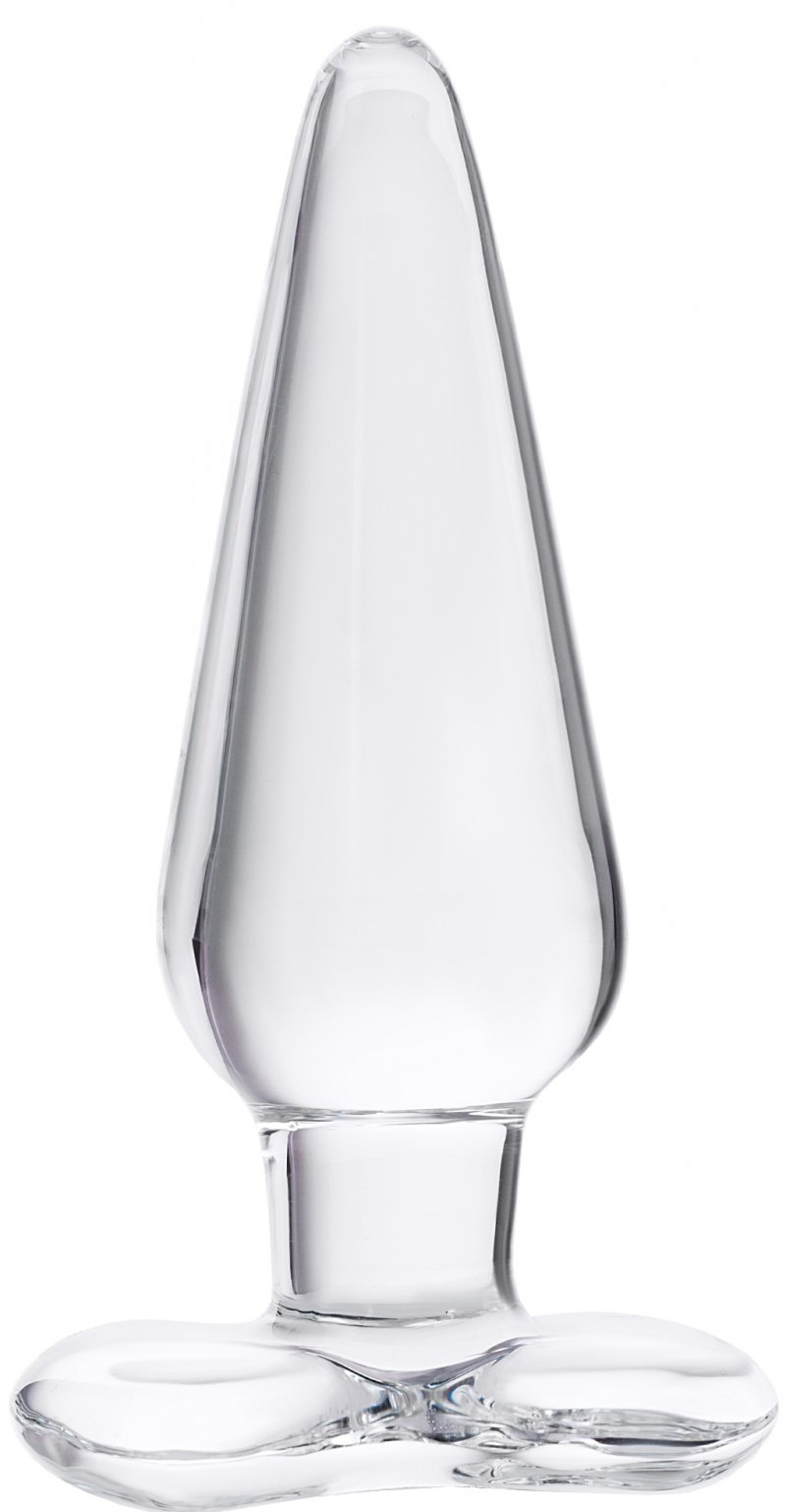 Анальная втулка из стекла Sexus Glass 12 см