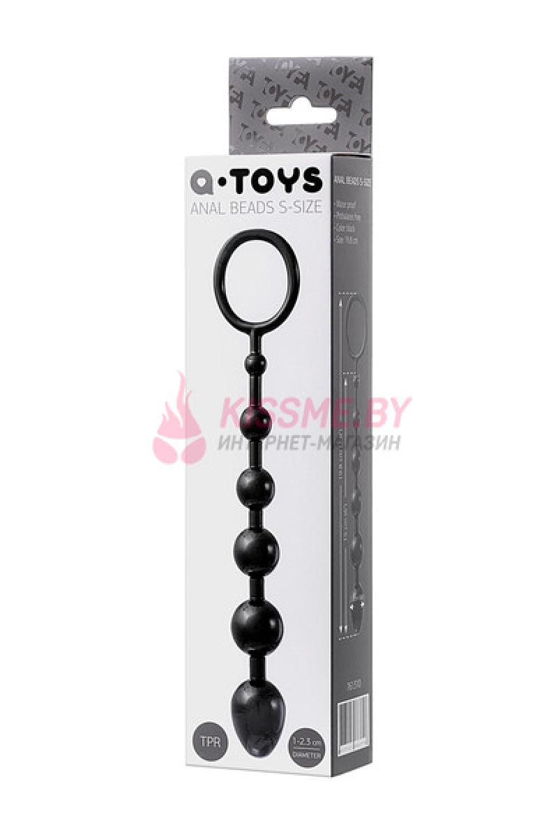 Анальная цепочка Toyfa A-toys S TPE черный /Код 761310