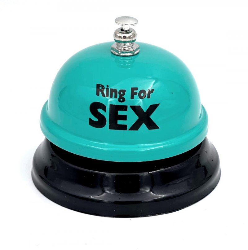 Звонок настольный Ring For Sex бирюзовый