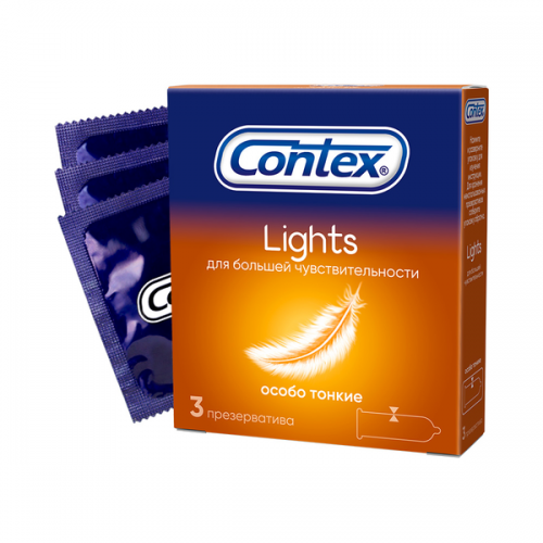 Презервативы Contex №3 Lights особо тонкие