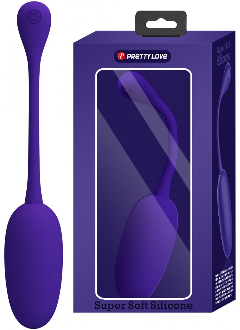 Перезаряжаемое виброяйцо Pretty Love Knucker фиолетовое