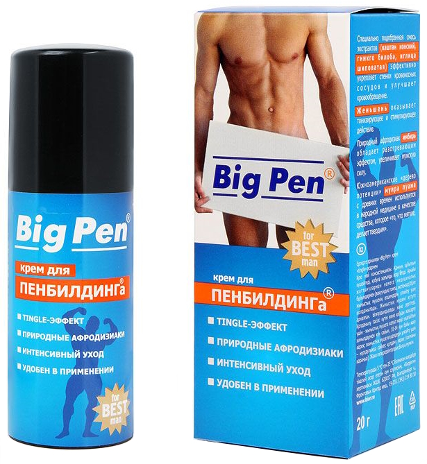 Крем для пенбилдинга Биоритм Big Pen 20 гр