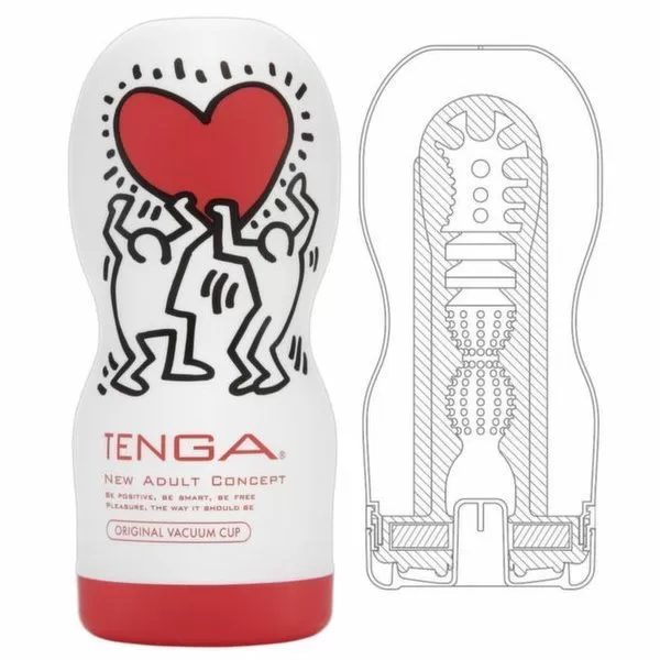 Мастурбатор Tenga Keith Haring Cup Deep Throat