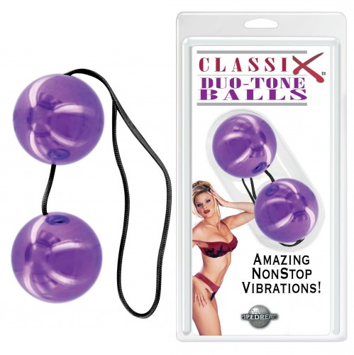 Вагинальные шарики Classix Duo-Tone Balls фиолетовые