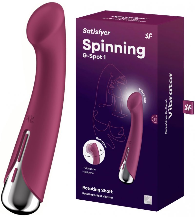 Вибратор для точки G с ротацией Satisfyer Spinning G-Spot 1 Red