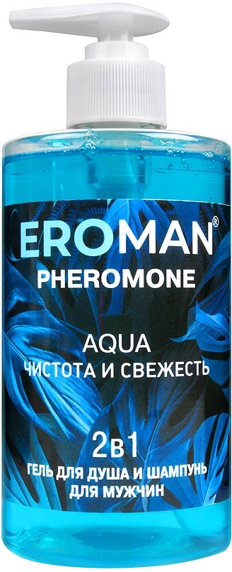 Шампунь-гель для душа с феромонами Eroman Aqua 430 мл
