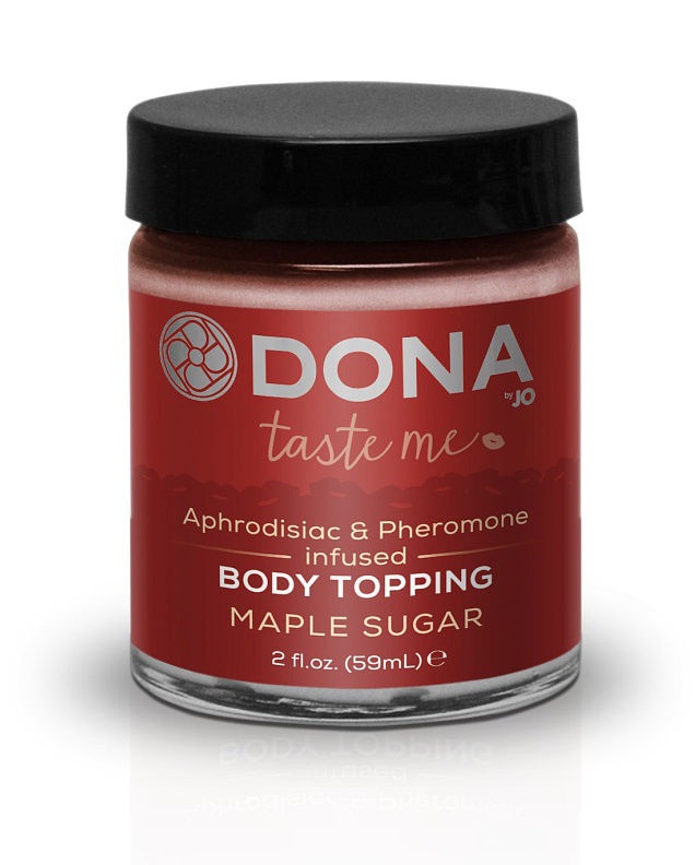 Карамель для тела с феромонами и афродизиаками Dona Body Topping Maple Sugar