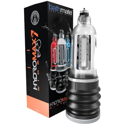 Гидропомпа Bathmate HydroMAX7 Wide Boy (Hydromax X30) прозрачная