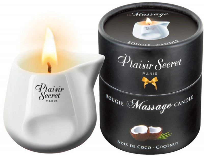 Массажная свеча Plaisir Secret Paris Coconut 80 мл