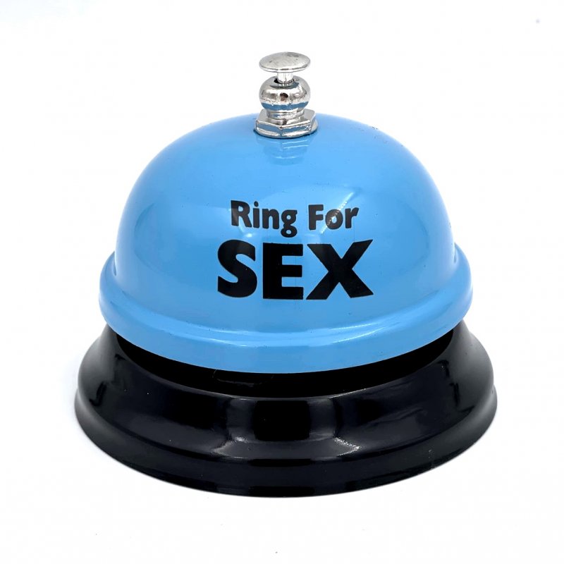 Звонок настольный Ring For Sex голубой