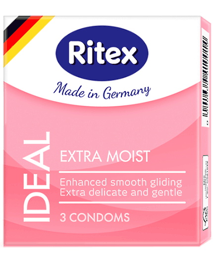 Презервативы Ritex Ideal Extra Moist №3 с повышенным количеством смазки 