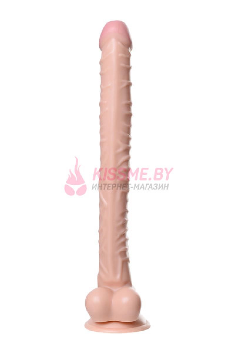 Реалистичный фаллоимитатор TOYFA RealStick Nude PVC телесный 40 см