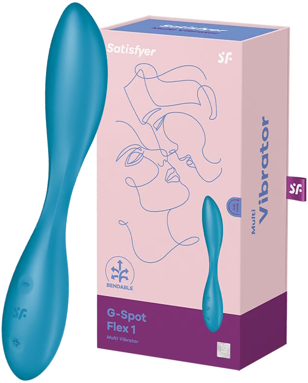 Гибкий вибратор для точки G Satisfyer G-Spot Flex 1 синий