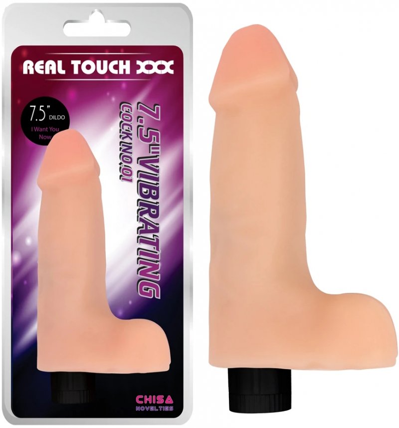 Реалистичный вибратор с мошонкой Chisa 18 см