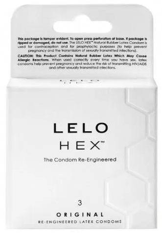 Презервативы Lelo Hex 3 шт