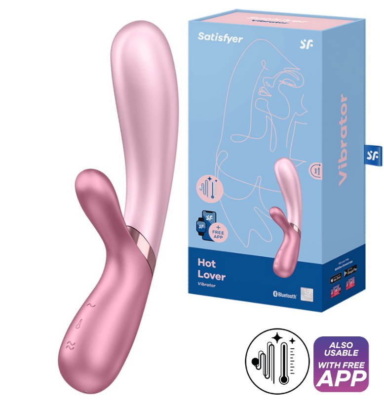 Смарт-вибратор с функцией нагрева Satisfyer Hot Lover розовый ДЕФОРМИРОВАННАЯ УПАКОВКА