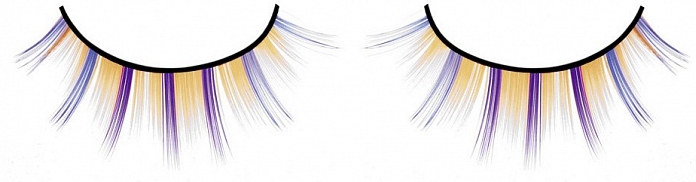 Накладные ресницы лучики трехцветные Baci