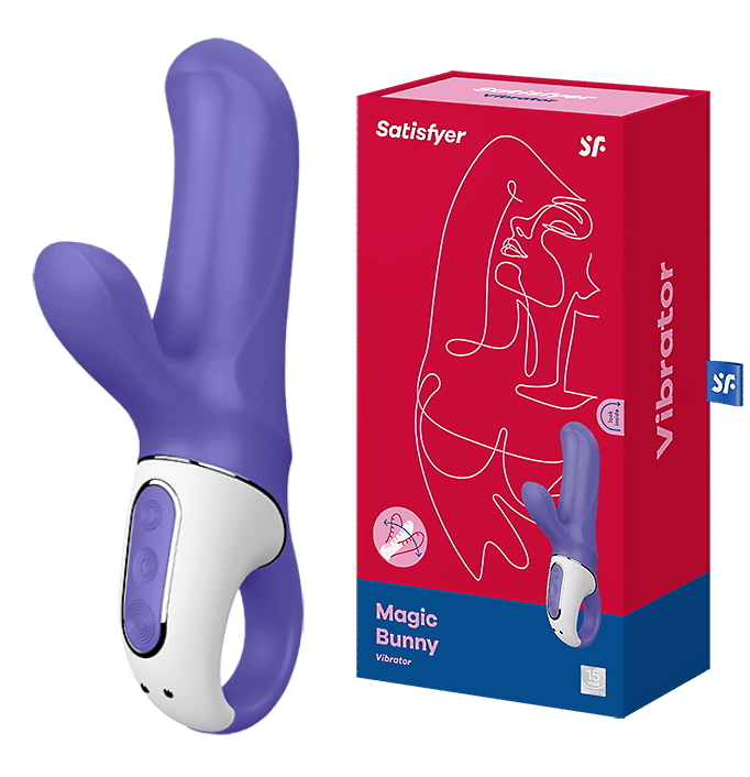 Вибратор для точки G с клиторальным стимулятором Satisfyer Magic Bunny