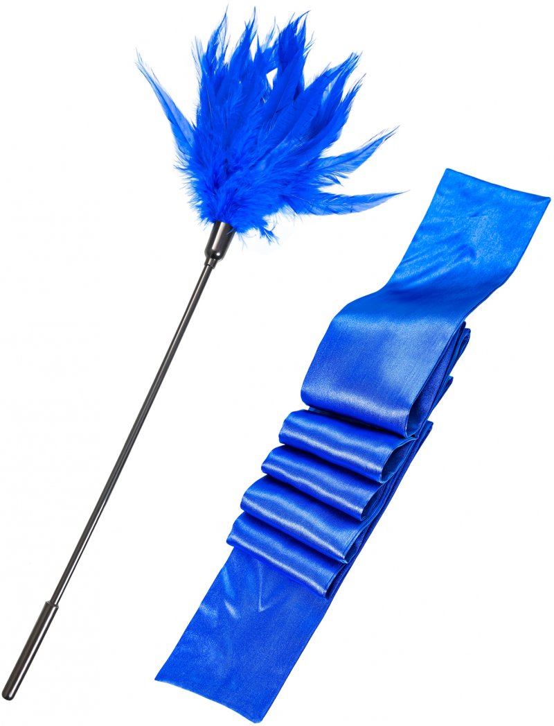 Набор аксессуаров тиклер и лента на глаза Eromantica Fantasy Midnight