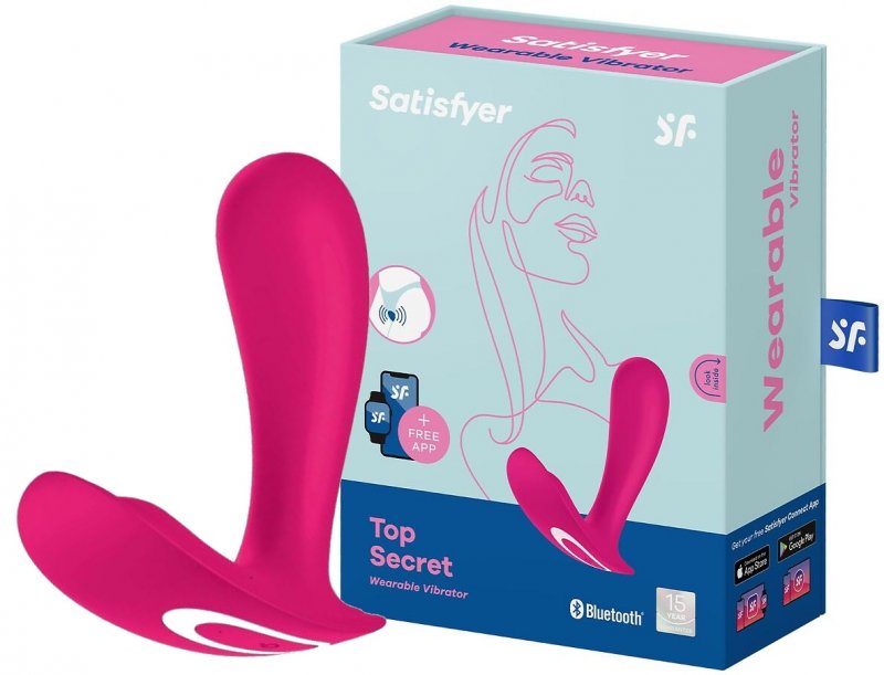 Вагинальный смарт-стимулятор для ношения Satisfyer Top Secret розовый