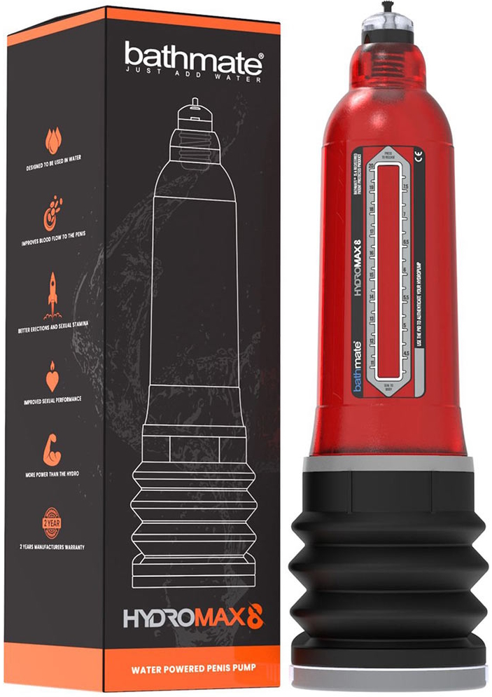 Гидропомпа Bathmate HydroMax8 Brilliant красная