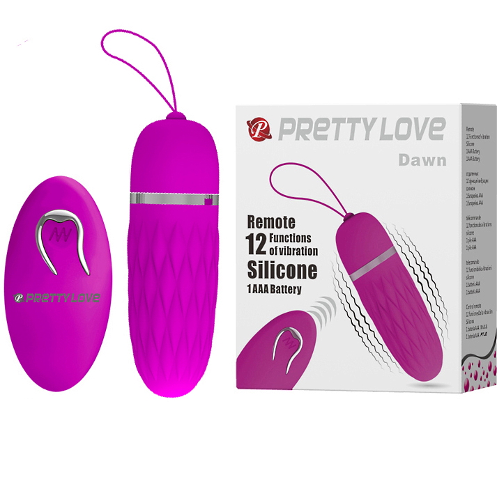 Виброяйцо с беспроводным управлением Pretty Love Dawn