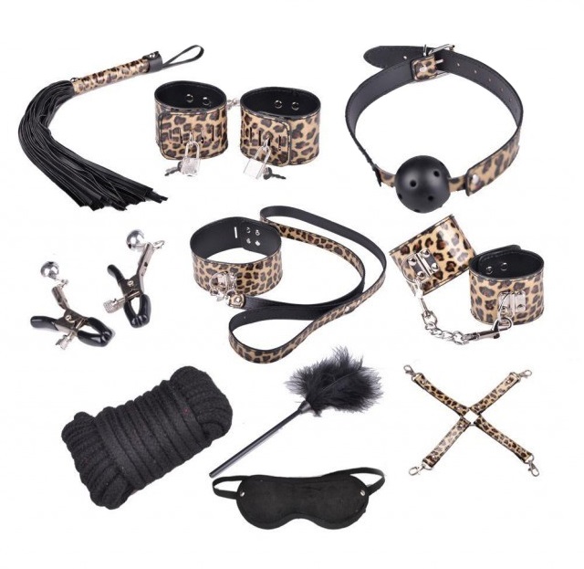 Бондажный набор Taboo Accessories Extreme Set №9 золотистый