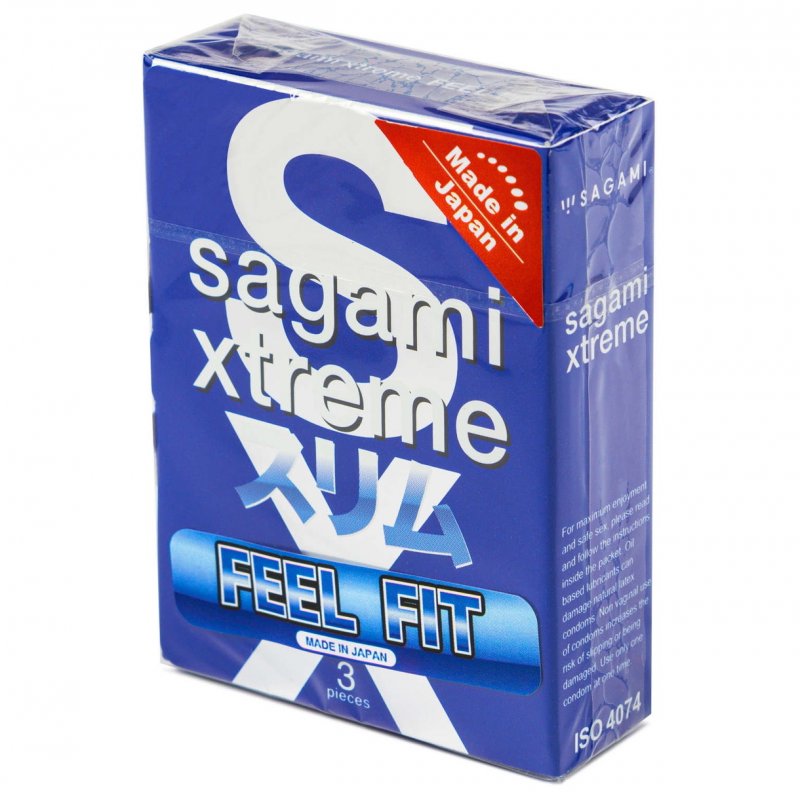 Презервативы супероблегающие Sagami Xtreme Feel Fit 3 шт