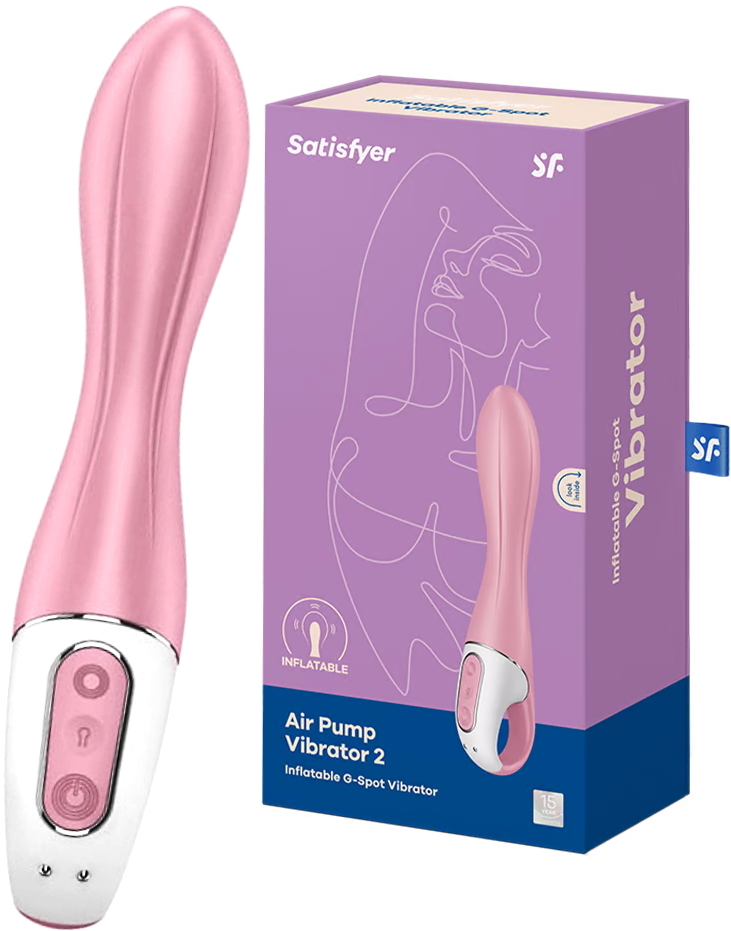 Расширяющийся вибратор Satisfyer Air Pump Vibrator 2