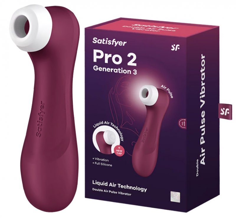 Вакуумно-волновой бесконтактный стимулятор Satisfyer Pro 2 Generation 3 Red