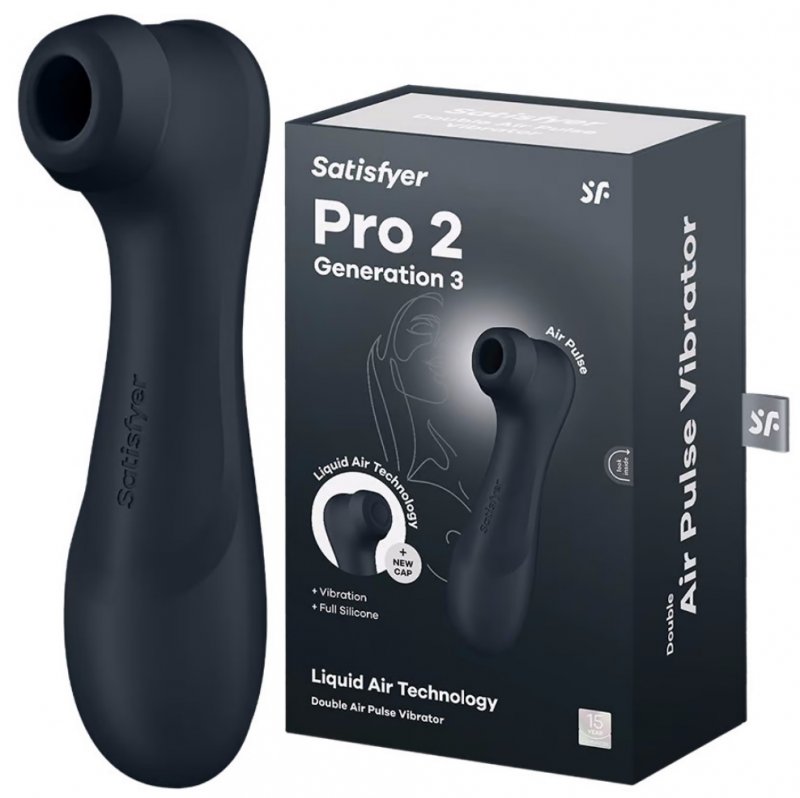 Вакуумно-волновой бесконтактный стимулятор Satisfyer Pro 2 Generation 3 Black