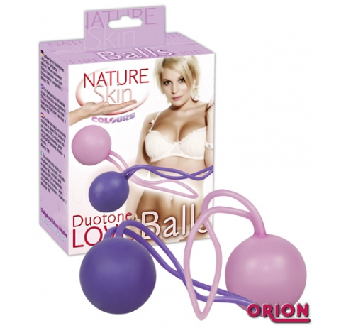 Вагинальные шарики Nature Skin Duotone Balls