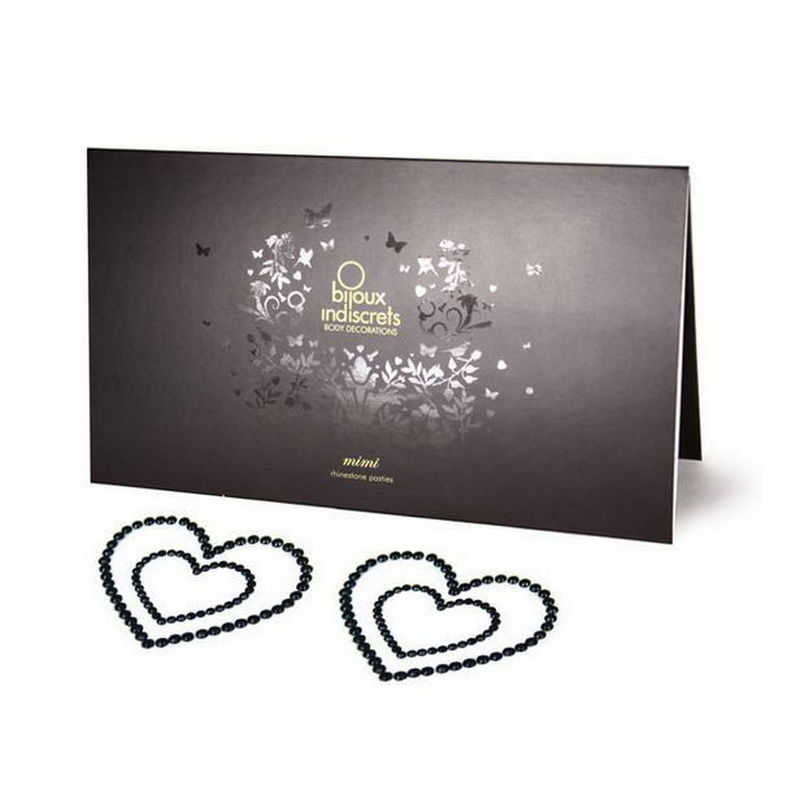 Пэстисы Bijoux Mimi Heart Black черные