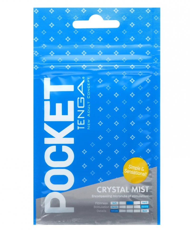 Карманный мастурбатор Tenga Pocket Crystal Mist