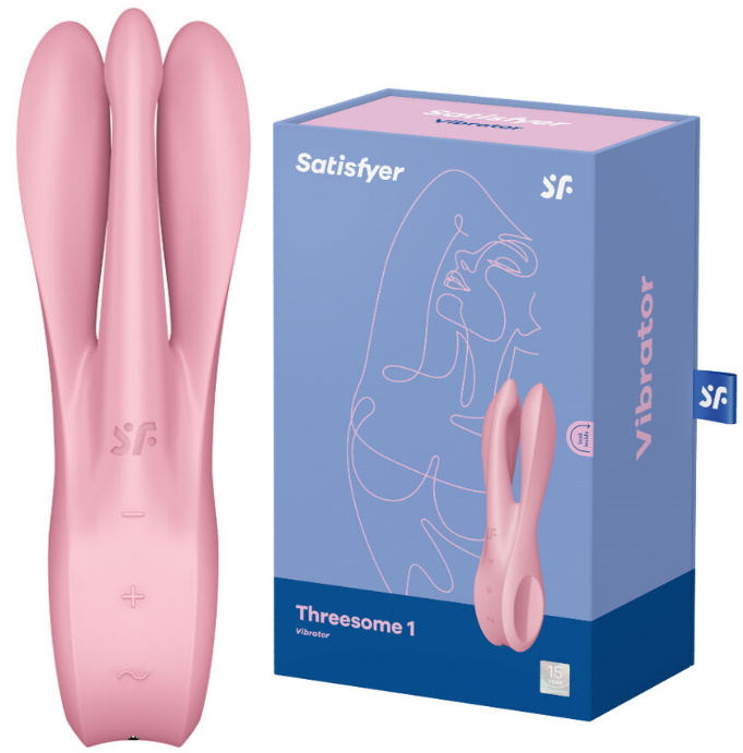 Вибростимулятор клитора и половых губ Satisfyer Threesome 1 Pink