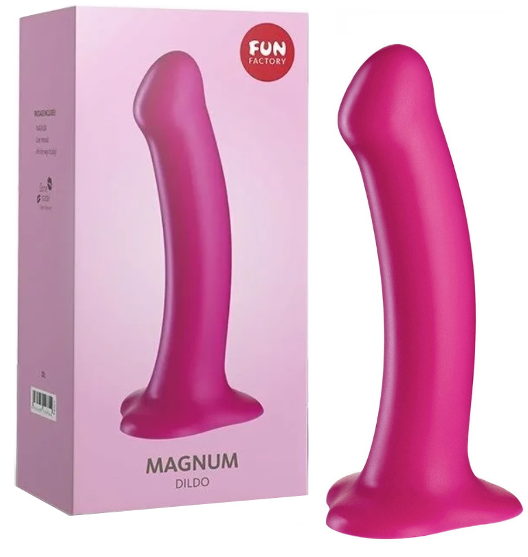 Фаллоимитатор Fun Factory Magnum малиновый 18 см