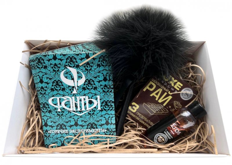 Подарочный игровой набор с фантами Горячие Эксперименты