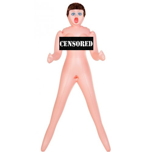 Надувная кукла Grace с тремя рабочими отверстиями и вставкой из киберкожи