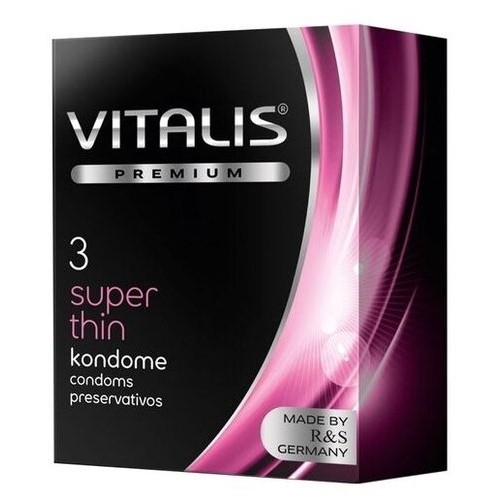 Презервативы Vitalis Premium №3 Super Thin - супер тонкие