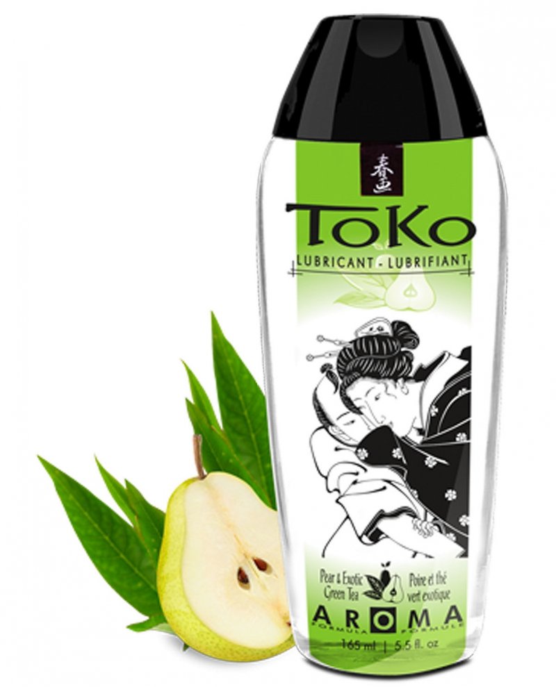 Любрикант на водной основе Shunga Toko Aroma Exotic Pear and Green Tea с ароматом груши и зеленого чая 165 мл