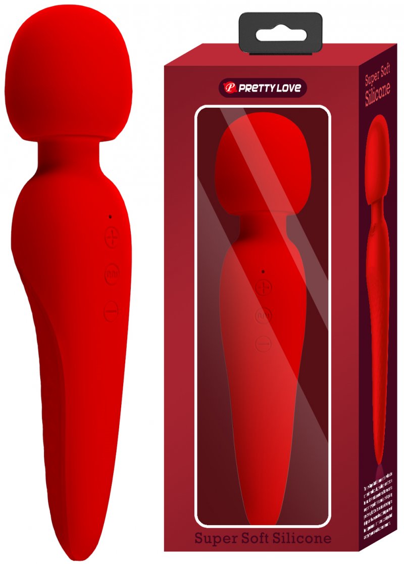 Перезаряжаемый вибромассажер Pretty Love Meredith красный