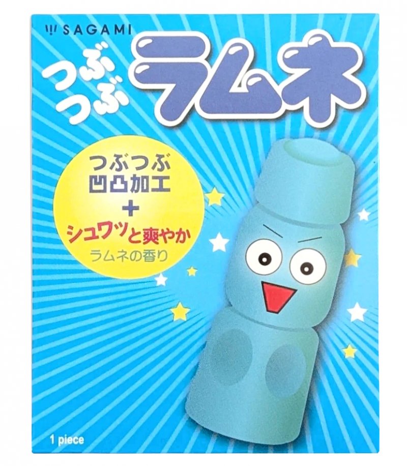 Презерватив со вкусом лимонада Sagami Studded Lemonade 1 шт