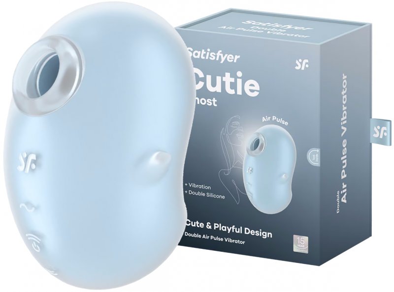 Вакуумно-волновой стимулятор с вибрацией Satisfyer Cutie Ghost