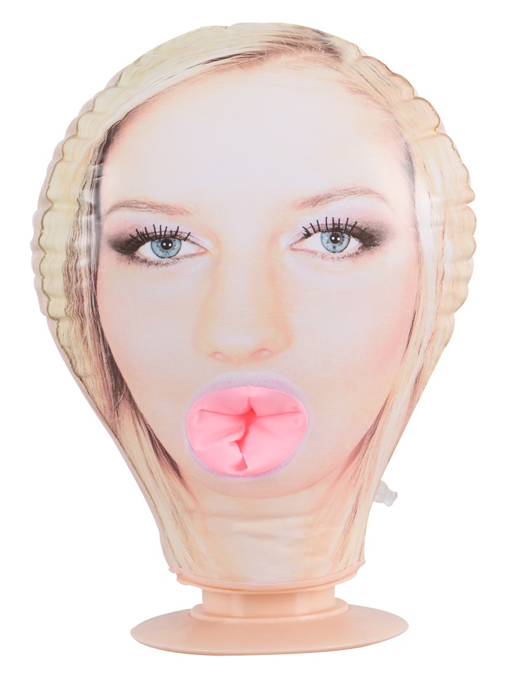 Надувная голова блондинки на присоске Fuktion Head Georgina