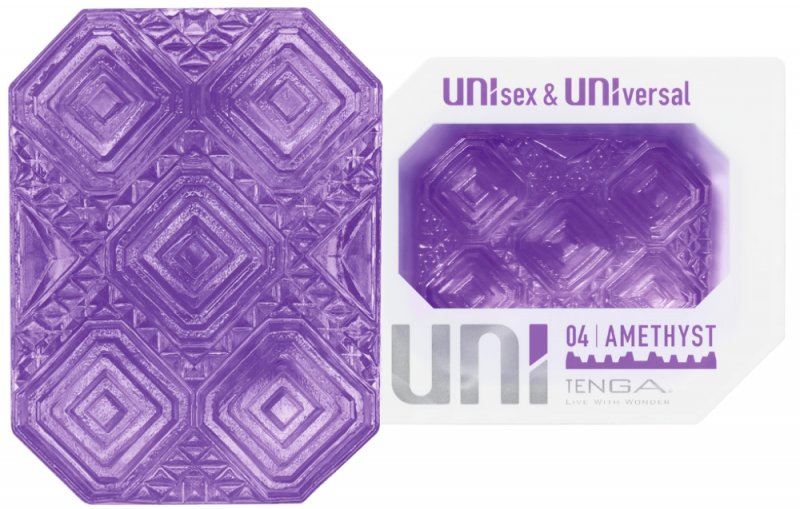 Мастурбатор Tenga Uni Amethyst фиолетовый