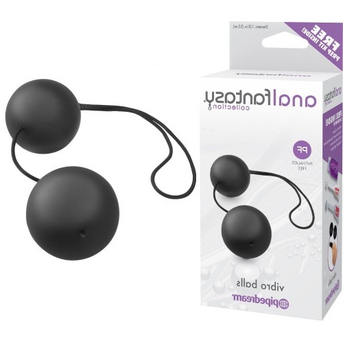 Анальные шарики AFC Vibro Balls Black