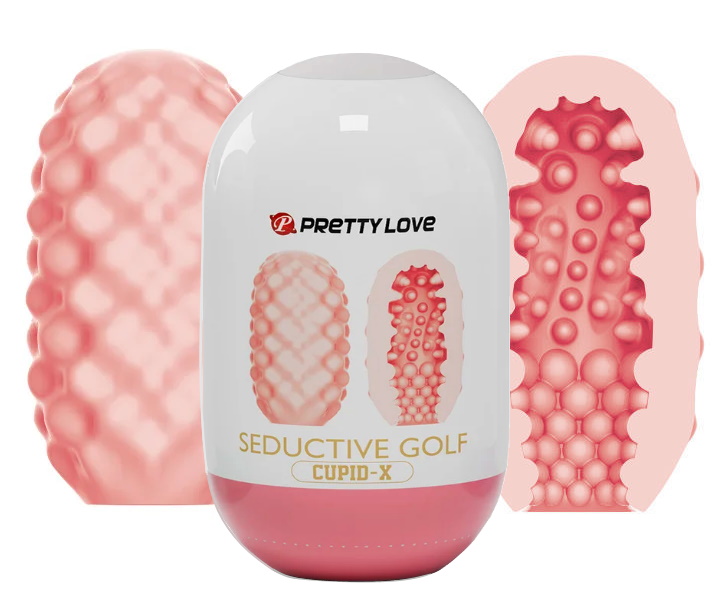 Двустороннее яйцо-мастурбатор Pretty Love Seductive Golf Cupid-X